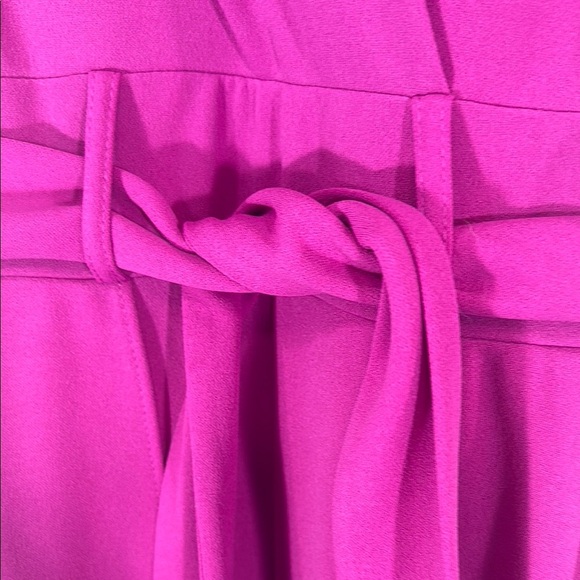 Shelby & Palmer Pink Sleeveless Jumpsuit with Tie Waist - Picture 5 of 11